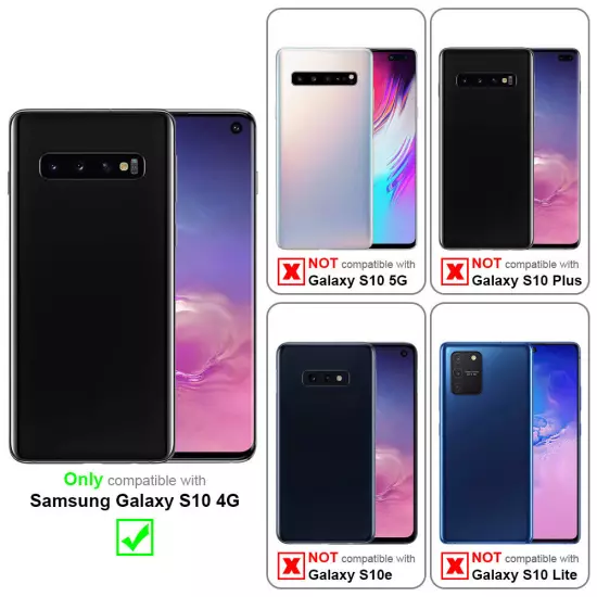 Case for Samsung Galaxy S10 4G Protection Phone Cover Book Wallet Magnetic