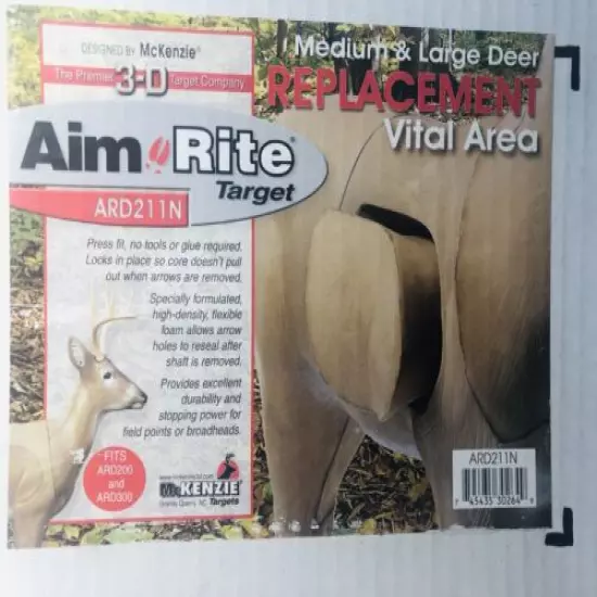 McKenzie Aim Rite Deer Replacement Vital Area Core ARD211N For ARD200 & ARD300