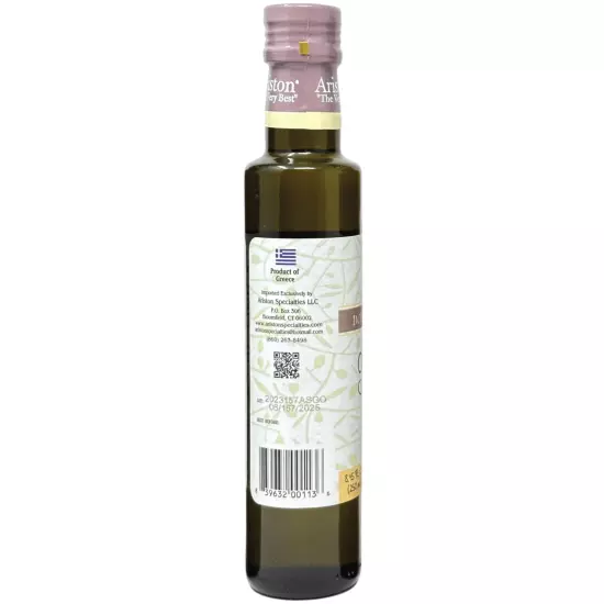 Ariston Garlic Infused Olive oil 8.45 fl oz 2 pack with mess free pour spout