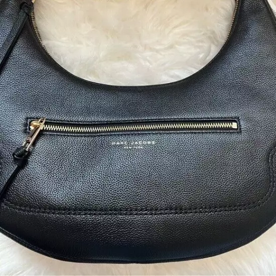 New! NWT MARC JACOBS Crescent Large Leather Hobo Bag $475