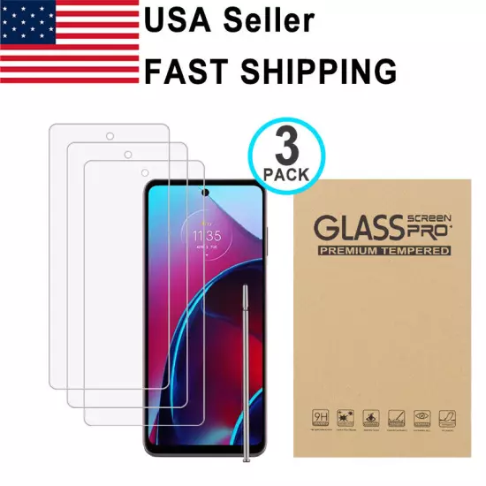 3PACK Tempered Glass For Motorola Moto G Stylus 4G G Stylus 5G 2021 2022 2023