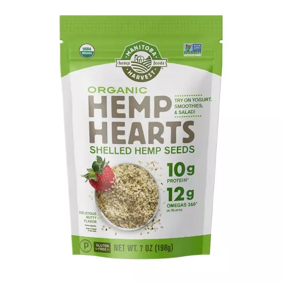 Manitoba Harvest Hemp Hearts 7 oz (Pack Of 8)