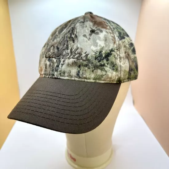 Cabelas Camo Hat Adjustable Camouflage Cap Embroidery On Side Hunting Fishing 