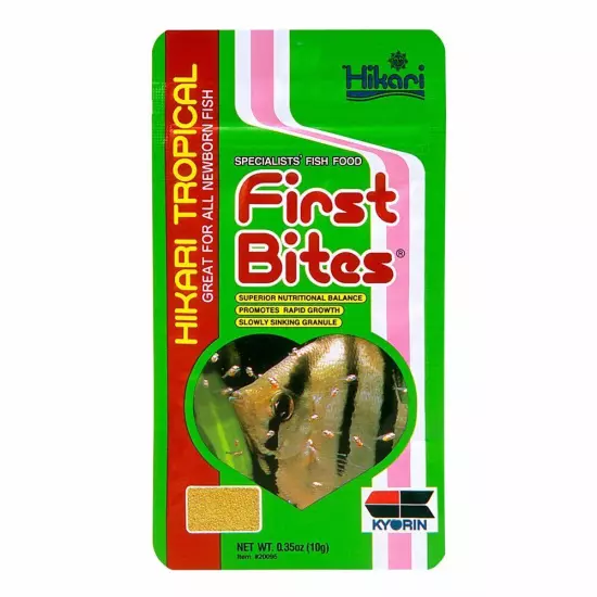 Hikari Tropical First Bites Granule .35oz New Born Fish Food 