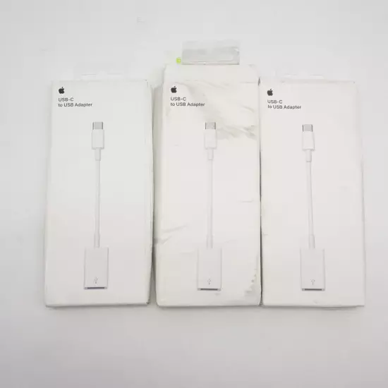 Apple Assorted Adapter Lightning to Digital AV, Headphone Jacks & More Lot of 23