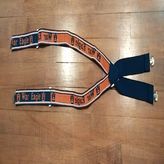 Auburn Tigers Suspenders Vintage Made in USA