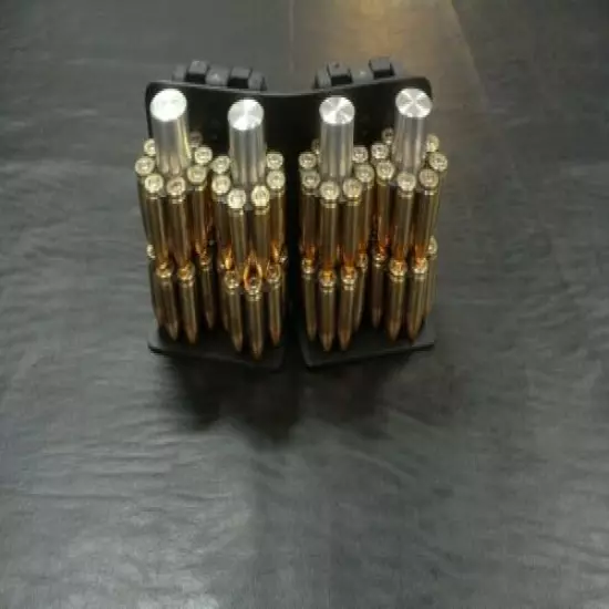 Quad(4)Post Moon Clip Holder/TEK-LOC (S&W 8-Shot Revolver .38 Sup /9mm )