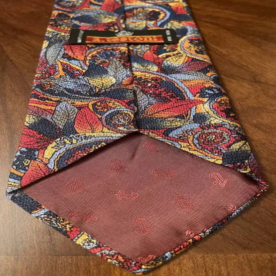 A. Testoni, Pure Silk, Made In Italy, Hand Made, Men’s Neck Tie