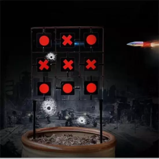 WiINGS Tic Tac Toe Spinner Target Air Guns Targets for Slingshot Practice