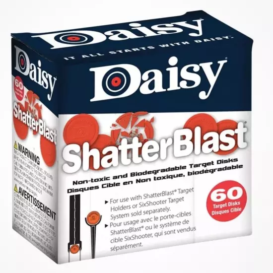 Shatterblast Refill Disks, 60 Pack NEW