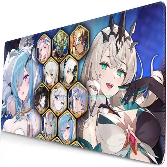 Epic Seven 7 Sexy Anime Girls Large RGB Gaming Mouse Pad Keyboard Play Table Mat