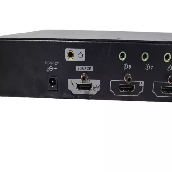 Black Box 8-Ports 1x8 HDMI Splitter With Audio AVSP-HDMI1X8