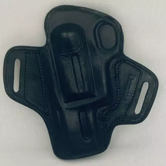 BH3-135 Tagua Open Top Belt Holster Fits Taurus Judge 410/3" Barrel Black Ambi