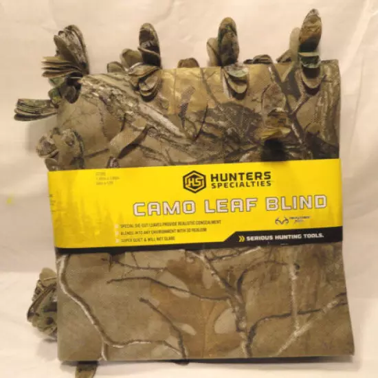 HUNTERS SPECIALTIES, REALTREE XTRA CAMO 54" X 12' LEAF BLIND, NEW FREE SHIP