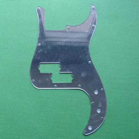 Silver Mirror P Bass Pickguard PB Scratch Plate Fits Precision Bass Guitar