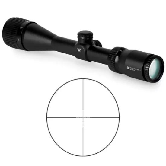 Vortex Optics Crossfire II 4-12X40 Riflescope Dead-Hold BDC MOA with Hat Bundle