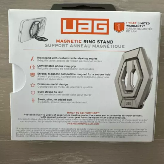 UAG Magnetic Phone Ring Stand Compatible with MagSafe New/Open & Ships FREE