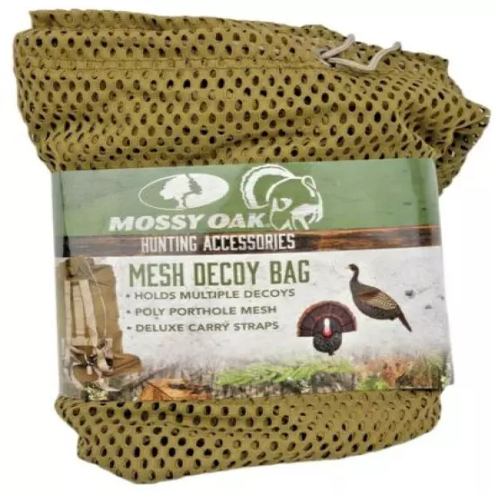 Mossy Oak Mesh Decoy Bag, Holds 36 Standard Decoys 30" X 50", NEW! #MOTT916662