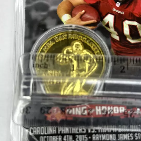 Tampa Bay Bucs Mike Alstott Coin Ring of Honor Commemorative Sealed