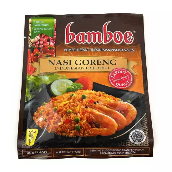 - NASI GORENG - INDONESIAN FRIED RICE - 6 X 1.4 OZ / 40 G / Product of Indonesia