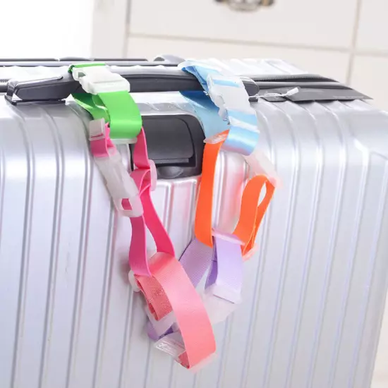 1PC Luggage Safety Tie Down Belt Lock Hooks Travel Suitcase Straps Anti-lost