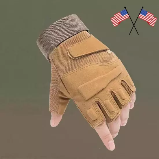 Gloves Tactical fingerless gloves Military combat men's half-finger gloves