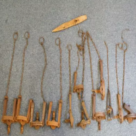 Large lot of Used Vintage Victor Animal Traps