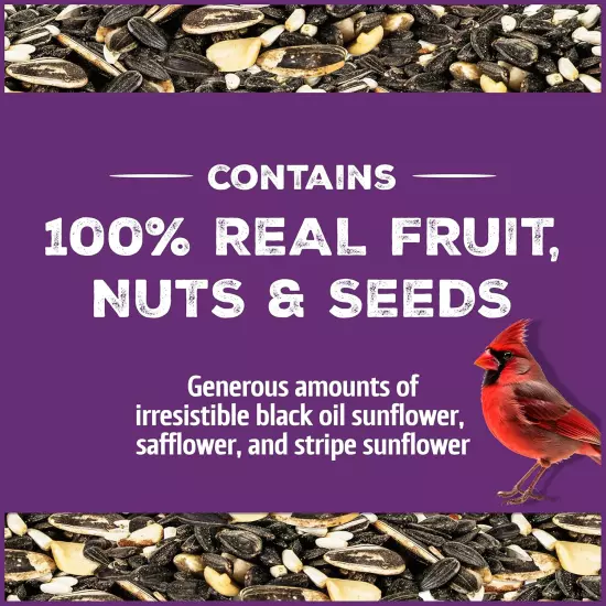 Pride Songbird Nut & Fruit Blend, Wild Bird Seed for outside Feeders, Advanced N