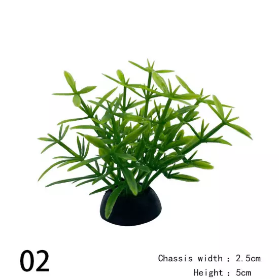 Artificial Plastic Water Grass Plants Aquarium Home Fish Tank Landscape Decor