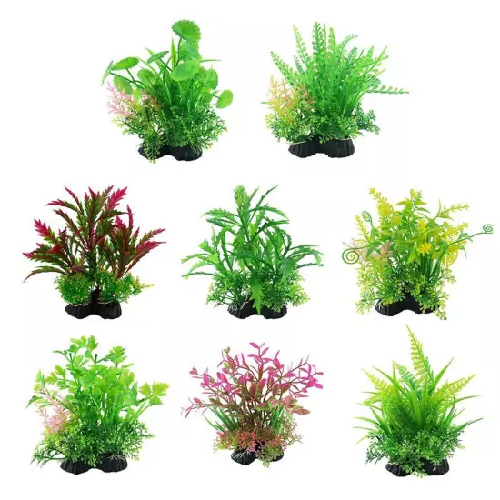 Artificial Underwater Plants Aquarium Water Plant Fish Tank Landscape Deco NEW~