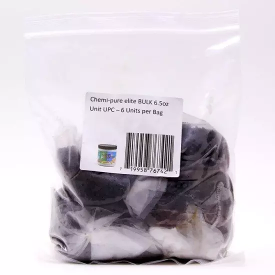 (6 Pack) Boyd Chemi-Pure Elite Medium 6.5 oz Aquarium Filter Media Nylon Bags