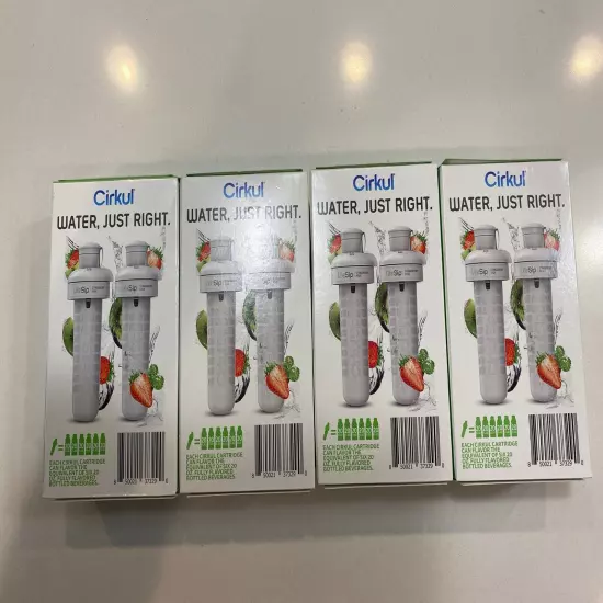 Lot Of 4 Cirkul Hydrate Strawberry Kiwi Water Flavor Cartridge EXP 1/2025