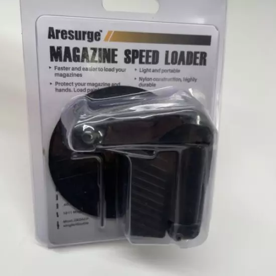 Aresurge Universal Magazine Speed Loader Fits 9mm .357 10mm .40 .45 1911 380