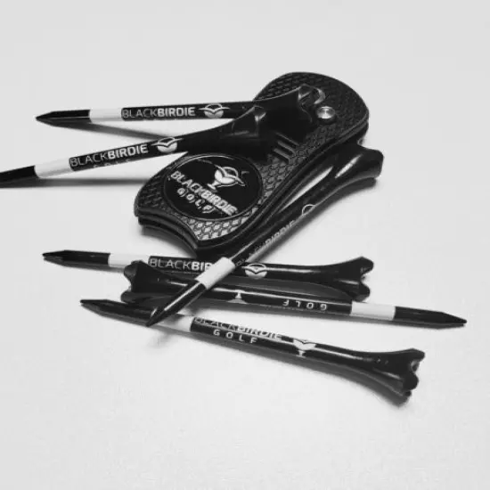 Black Birdie Golf Divot Tool Combo Pack In BLACK