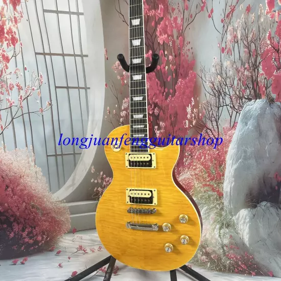 Slash LP Standard electric guitar, Appetite Burst solid mahogany in stock