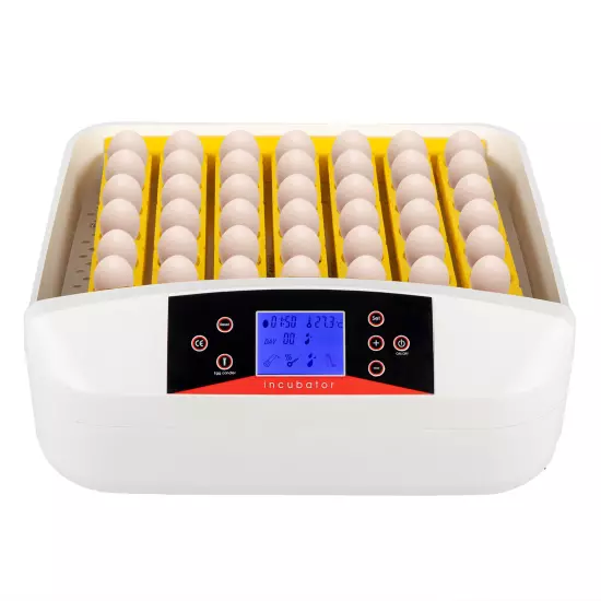 56 Eggs 80W Automatic Hatching Incubator Egg Candler Turner Pet Bird Supplies