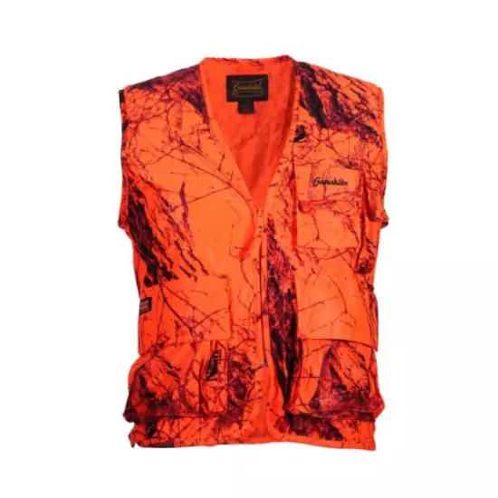 Gamehide Big Game Sneaker Vest Blaze Orange Camo 2X-Large