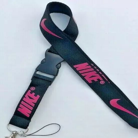 Nike Lanyard Detachable Keychain Badge ID Holder Phone Strap Multi Color