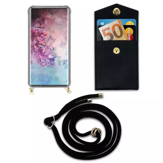 Case for Samsung Galaxy NOTE 10 PLUS Silicone Protection Phone Cover Necklace