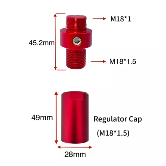 Z-Valve PCP 4500PSI Adjustable Regulating Pressure Regulator CO2 Compressed Air