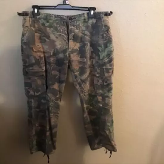 Cabelas Advantage Timber Camo Hunting Pants Men's 32 Regular Deer Hunting Used