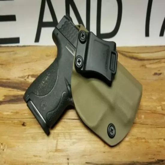 Fits Smith & Wesson Shield Kydex IWB Holster **Lifetime Warranty**FDE**