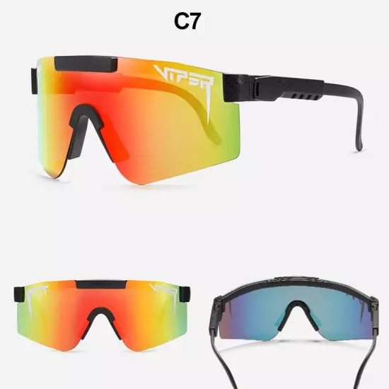 Integrated Lenses Polarized Sunglasses Wind Goggles Cycling Eyewear