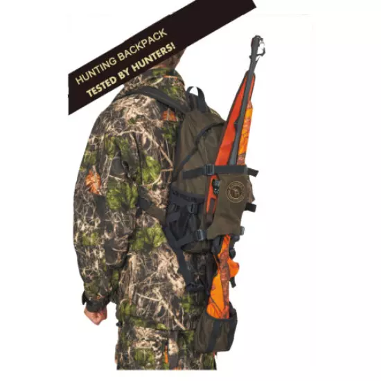 Tourbon Tactical Hunting Backpack Rifle/Shotgun Holder Gun Holsters Trekking Bag