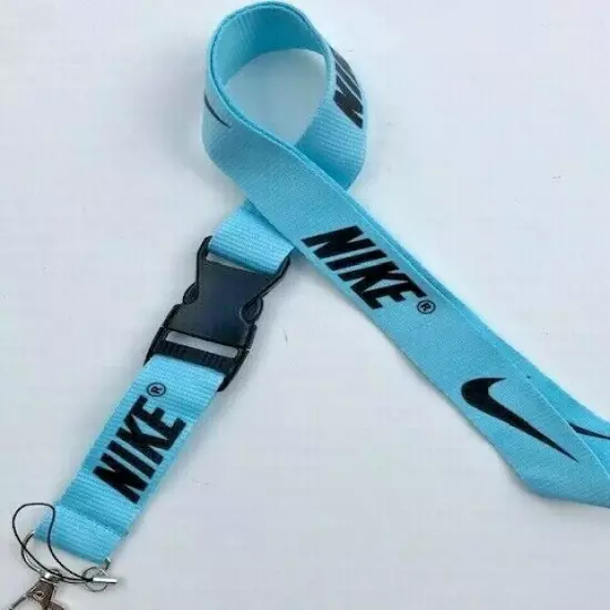 Nike Lanyard Detachable Keychain Badge ID Holder Phone Strap Multi Color