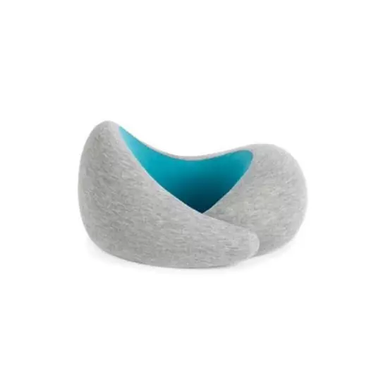 Ostrichpillow Go Neck Pillow Memory Foam Travel Pillow Ergonomic Blue Reef NWB