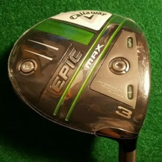 CALLAWAY EPIC MAX #3 STIFF FLEX MEN'S RIGHT HANDED FAIRWAY WOOD! BRAND NEW!!