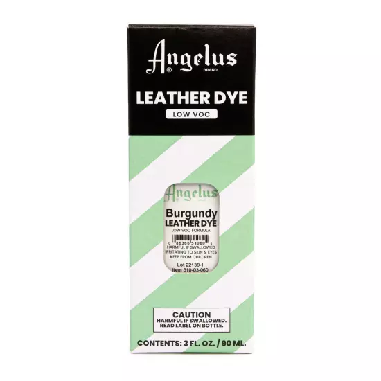 Angelus Low VOC Leather Dye w/ Applicator (3.5 oz)