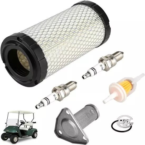 Golf Cart Tune Up Kit Gas 4Cycle W/Air Oil Fuel Filter Spark For E-ZGO TXT RXV