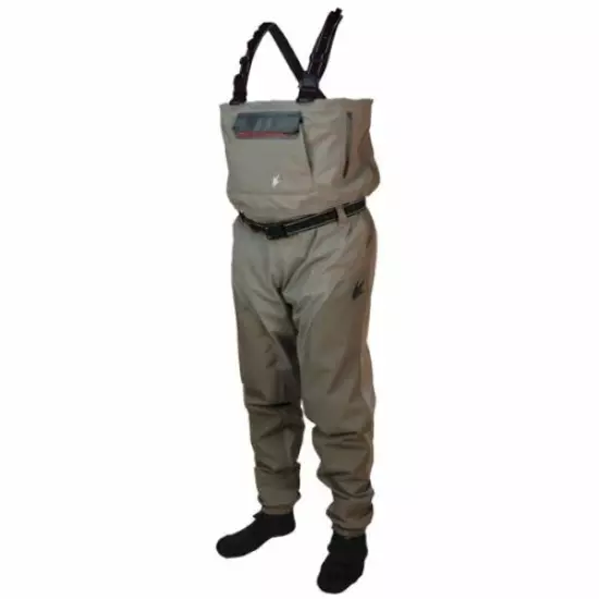 FROGG TOGGS ANURA II STOCKINGFOOT CHEST WADER, KHAKI, XLARGE *DM